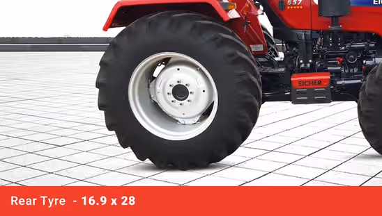 Eicher 557 Prima G3 4WD - Rear Tyre