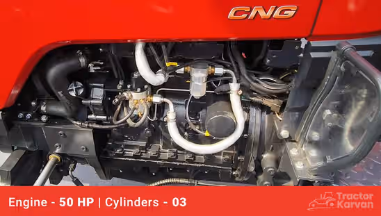 Eicher 557 Prima G3 4WD CNG - Engine