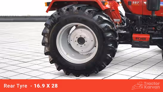 Eicher 557 Prima G3 4WD CNG - Rear Tyre