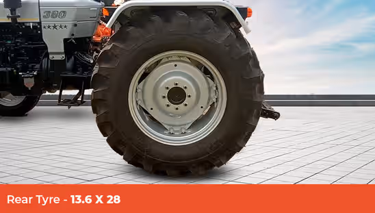 Eicher 380 - Rear Tyre
