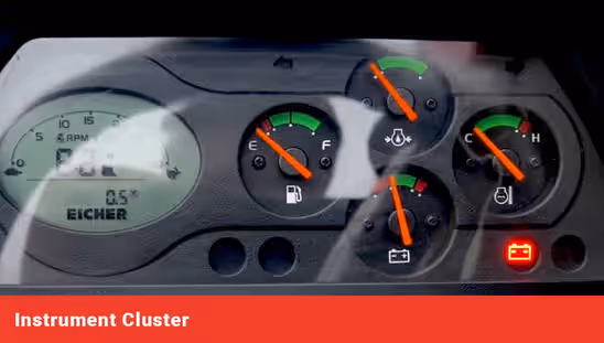 Eicher 557 4WD - Instrument Cluster