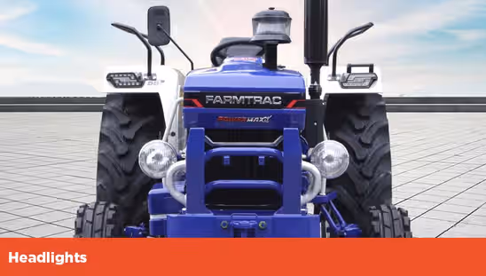 Farmtrac 60 Powermaxx - Headlights