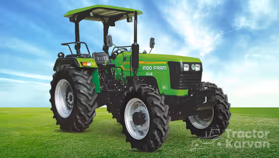इंडो फार्म 3075 DI 4WD  Tractor in Farm