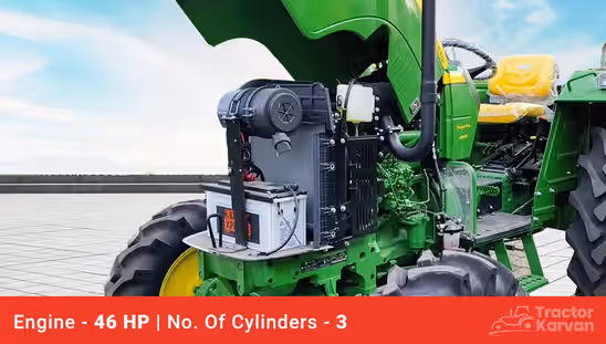 John Deere 5045D PowerPro 4WD Puddling Special-Engine