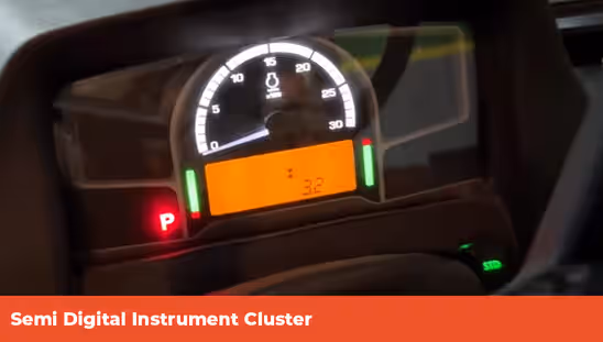 John Deere 5405 Gear Pro Trem IV 4WD AC Cabin-Instrument Cluster