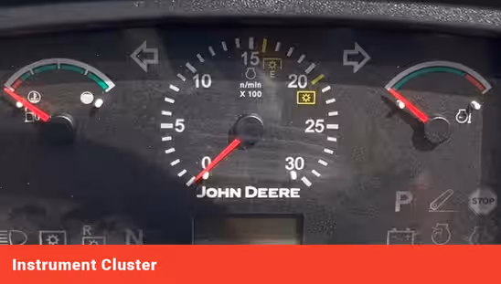John Deere 5210 Gear Pro 4WD - Instrument Cluster