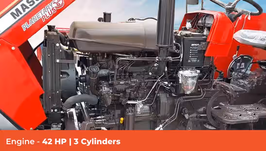 Massey Ferguson 241 DI - Engine