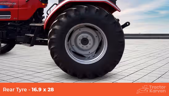 Novo 605 DI PS 4WD V1- Rear Tyre