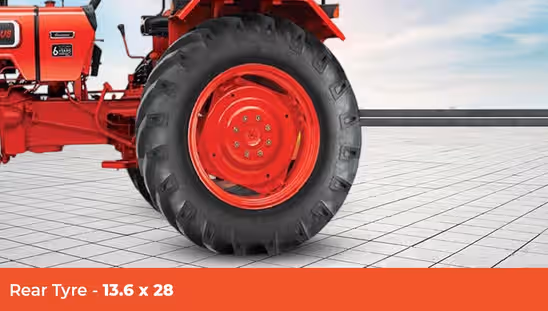 Mahindra 415 DI XP Plus-Rear Tyre