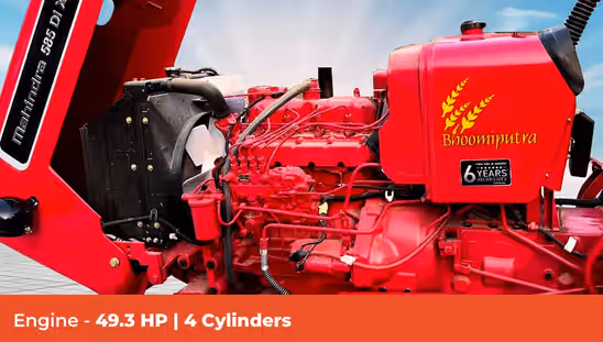 Mahindra 585 di xp plus-Engine