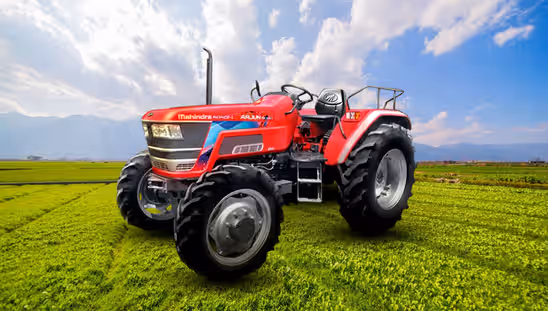 Mahindra Novo 605 DI V1 4WD Tractor in Farm