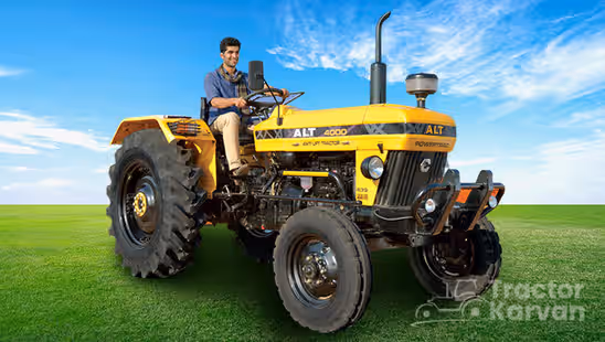 Powertrac ALT 4000 Tractor in Farm