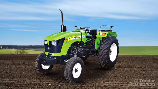 Preet 8049 Tractor in Farm