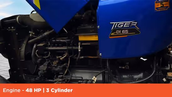 Sonalika Tiger DI 65 CRDS 4WD - Engine