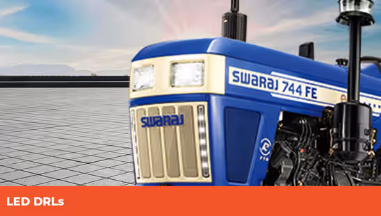 Swaraj 744 FE - Headlights