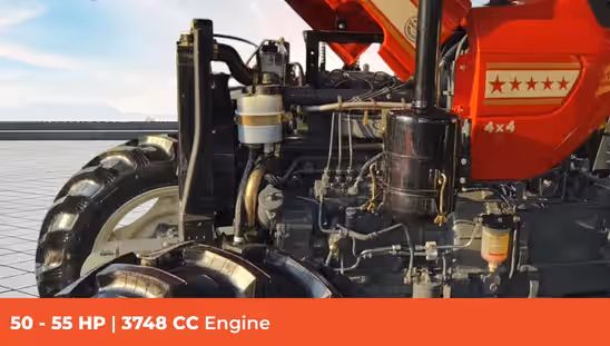 855 FE 4WD- Engine