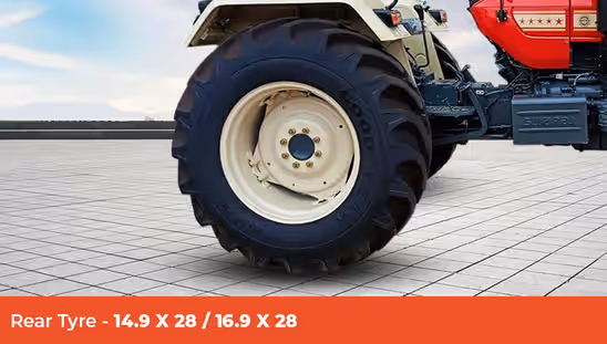 Swaraj 855 FE - Rear Tyre