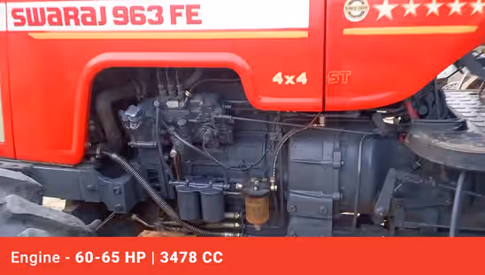 Swaraj 963 FE 4WD - Engine