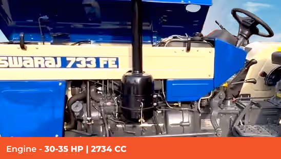 Swaraj 733 FE - Engine
