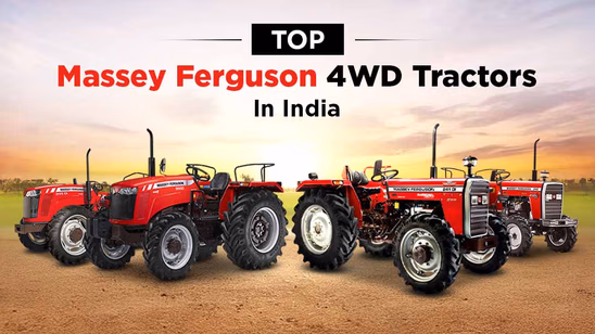Top Massey Ferguson 4WD Tractors in India