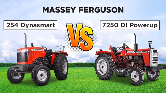 Massey Ferguson 254 Dynasmart vs Massey Ferguson 7250 DI Powerup: Best 50 HP Tractor For Farming