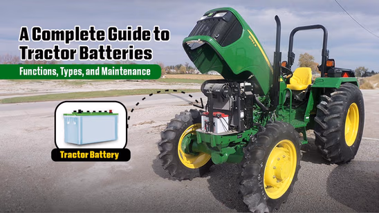 A Complete Guide to Tractor Batteries: Functions, Types, and Maintenance