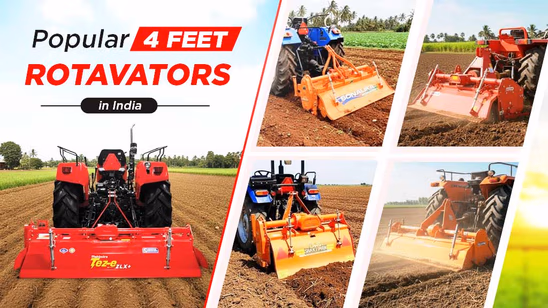 Popular 4 Feet Rotavators in India
