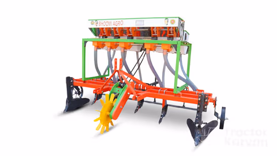 Bhoomi Agro Broad Bed BABBF09 Multi Crop Row Planter Implement