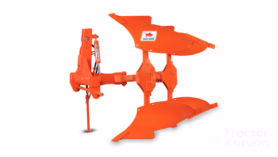 Bull Agro BPP 027 Heavy Duty Hydraulic Reversible MB Plough Implement