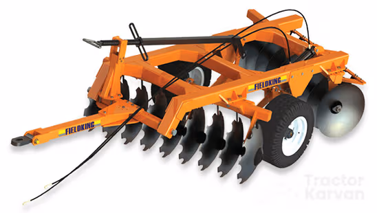 Fieldking Heavy Duty Hydraulic FKHDHH 26-32 Disc Harrow Implement