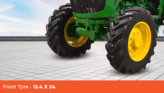 John Deere 5075 E 4WD Trem III-Font Tyre
