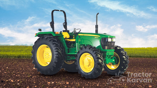 John Deere 5075 E PowrReverser 4WD Trem III Tractor