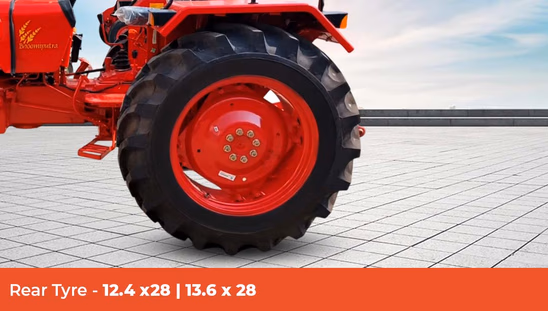 mahindra 265 di-Rear Tyre