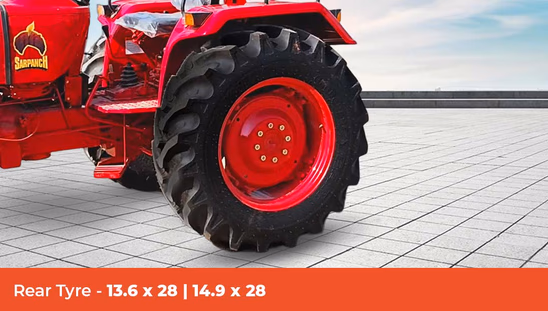 Mahindra 575 DI - Rear Tyre