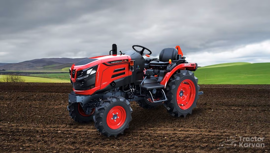 Mahindra OJA 2124 4WD Tractor in Farm