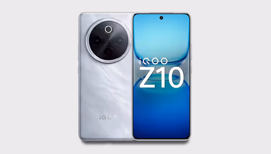 IQOO Z10 5G (8 GB RAM, 128 GB, Glacier Silver)