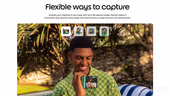 Motorola Razr 60-Selfie Camera