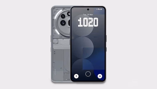 Nothing Phone (3a) Pro (8 GB RAM, 128 GB, Gray)