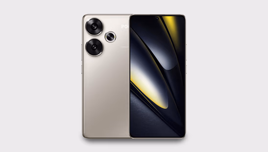 Poco F6 (8 GB RAM, 128 GB, Titanium)