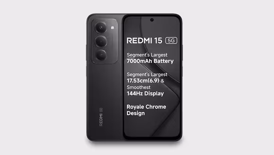 Redmi 15 5G (Midnight-Black-256-GB-8-GB)