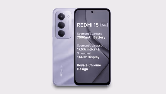 Redmi 15 5G (Sandy-Purple-256-GB-8-GB)