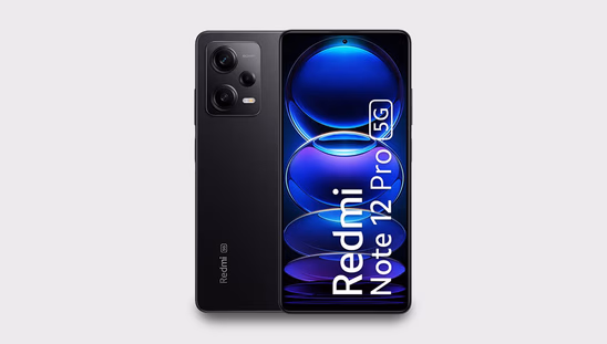 Redmi Note 12 Pro 5G (12 GB RAM, 256 GB, Onyx Black)