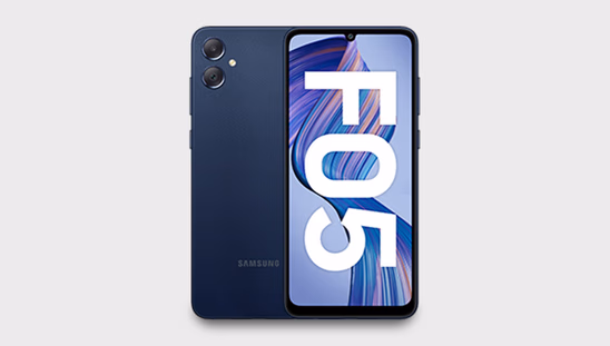 Samsung Galaxy F05 (4 GB RAM, 64 GB, Blue)