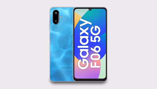 Samsung Galaxy F06 5G (4 GB RAM, 128 GB, Bahama Blue)