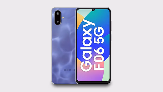 Samsung Galaxy F06 5G (6 GB RAM, 128 GB, Lit Violet)