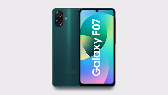 Samsung Galaxy F07 (4 GB RAM, 64 GB, Green)