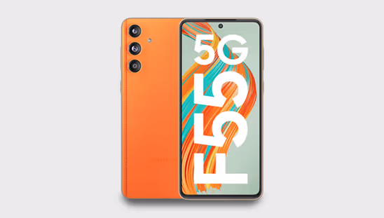Samsung Galaxy F55 5G (Apricot-Crush-256-GB-8-GB)