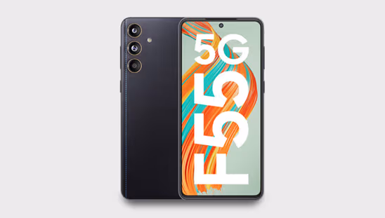 Samsung Galaxy F55 5G (Raisin-Black-256-GB-8-GB)