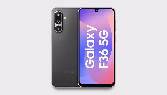 Samsung Galaxy F36 5G (6 GB RAM, 256 GB, Onyx Black)