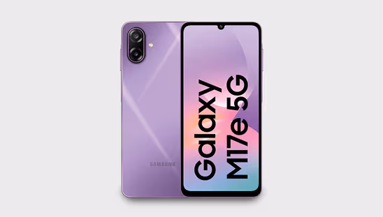 Samsung Galaxy M17e 5G (4 GB RAM, 128 GB, Vibe Violet)